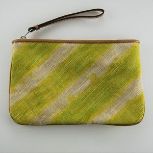 NWOT LOFT Canvas Clutch / Casual Wristlet